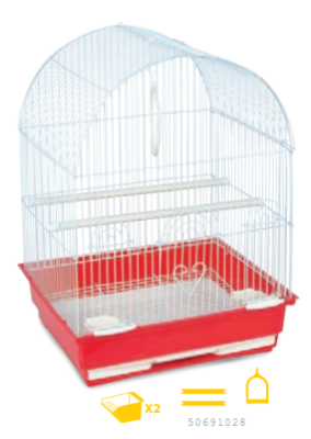 TRIOL Клетка для птиц (35х28х46см)